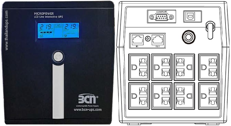 BCN Micro power 1200VA720watts