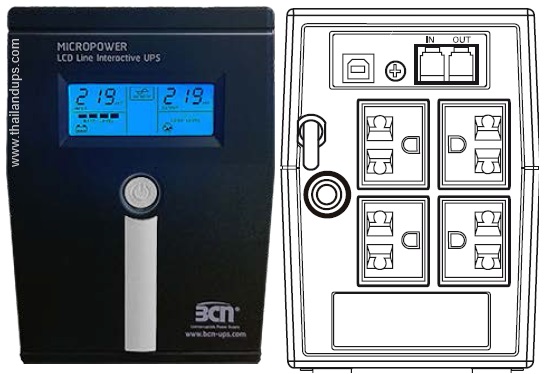 BCN Micro power 850VA 480watts 