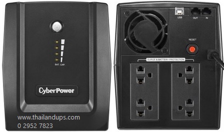 Cyberpowe ut1500 - 4 sockets แบบ universal เป็น line interactive และรับประกัน 2 ปี onsite service