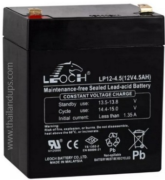 Leoch battery 12V4.5Ah