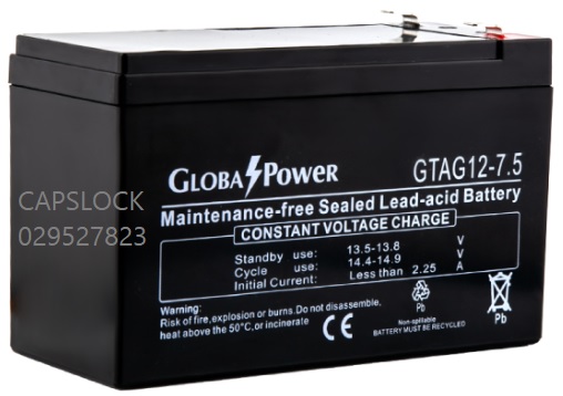 Global Power Battery 12v7.5Ah