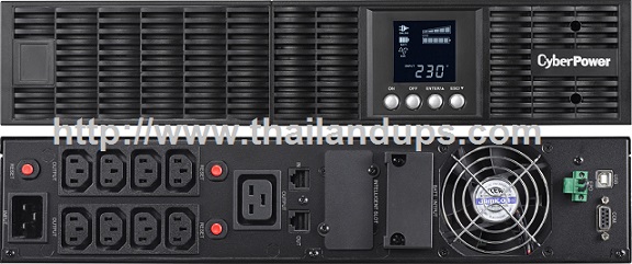 Cyberpower OLS10000ERT6U ( 10000va9000watts ) true online ups, rack model , 2 years warranty onsite service ทั่วประเทศ