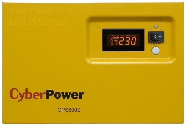 cyberpower cps600e ( ภาพด้านหน้า )