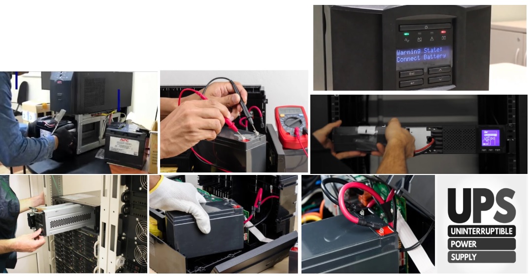 เปลี่ยนแบต เครื่องสำรองไฟ battery replacement for UPS