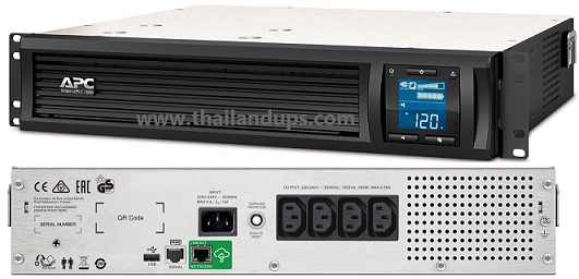 [smc1500i-2uc] - APC Smart-UPS C, Line Interactive, 1500VA, Rackmount 2U, 230V, 4x IEC C13 outlets, SmartConnect port, USB and Serial communication, AVR, Graphic LCD