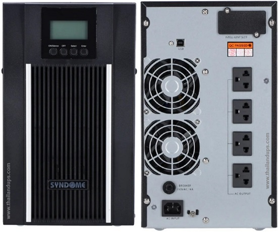 SYNDOME TE-2K ( TE-2000 ) True online ups ราคาถูกมาก เช็คเลย